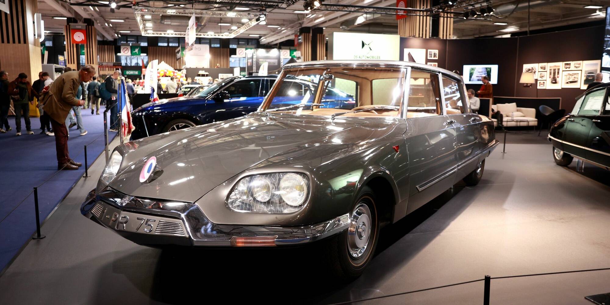 Rétromobile Citroën DS Citroën SM voiture présidentielle