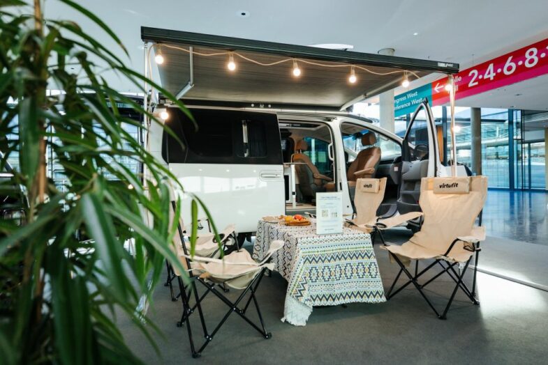 van life camping-car électrique Hyundai Camper Concept van aménagé