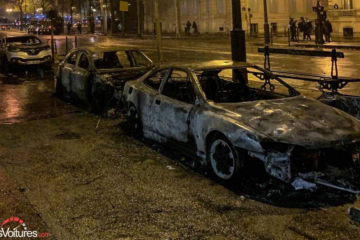 voitures brûlées Saint-Sylvestre 2025