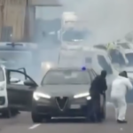 vidéo braquage fourgon blindé Italie