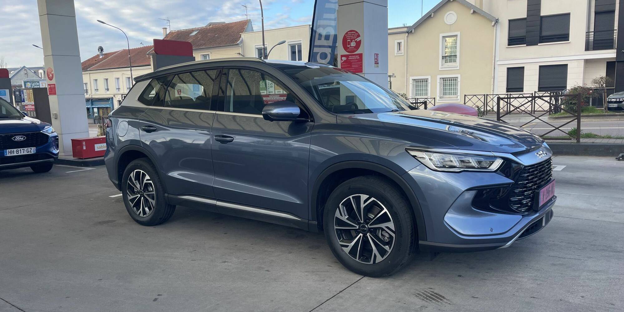 test essai consommation SUV BYD Sealion 5 DM-i Super Hybride Design