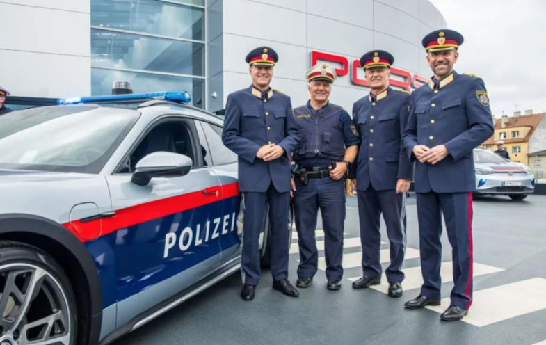 Police Autriche voitures électriques