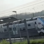 train voiture RER D accident vidéo