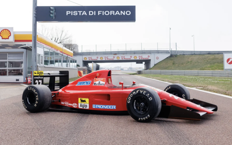 Alain Prost Jean Alesi F1 Formule 1 Ferrari 642