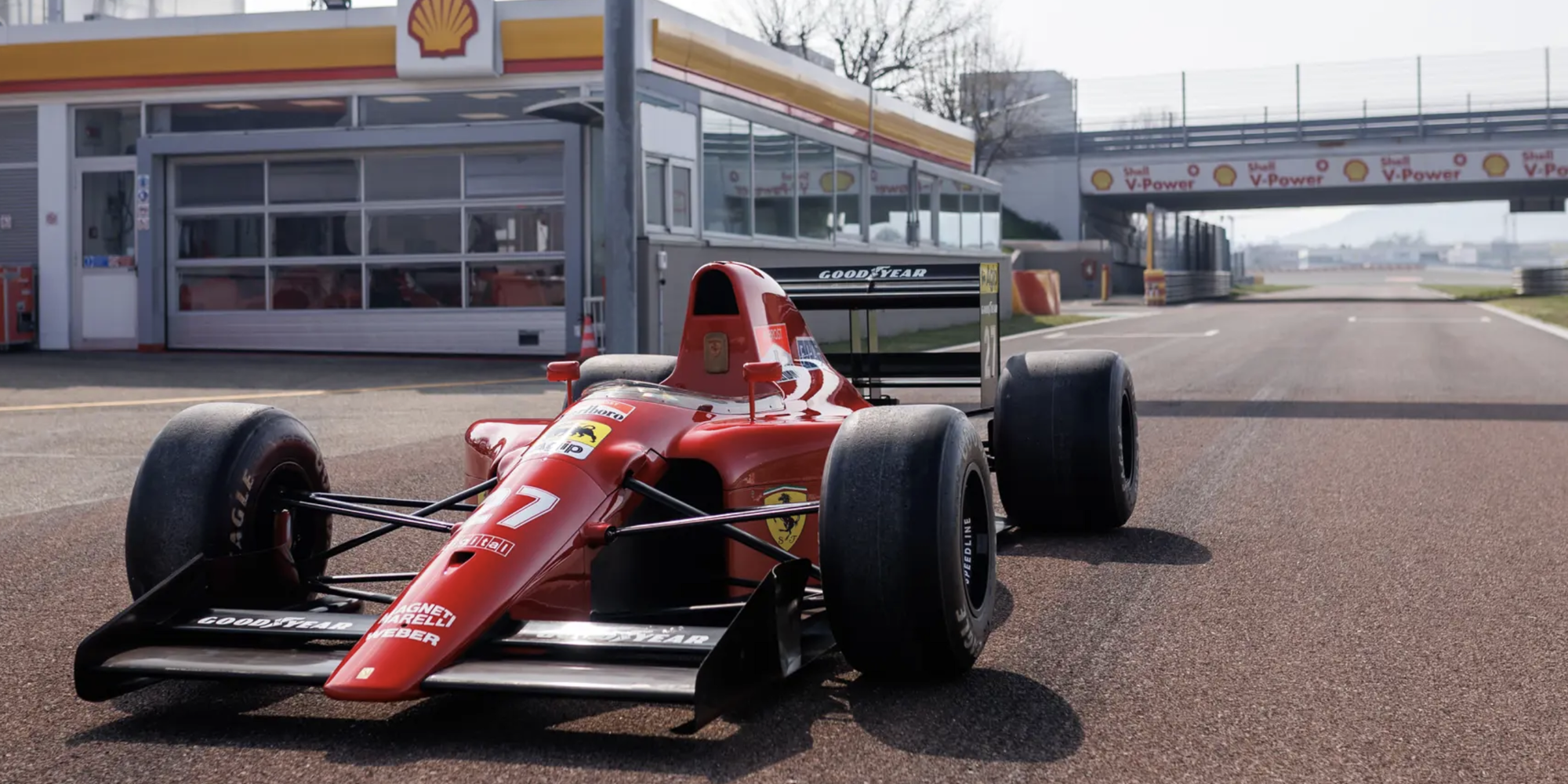 Alain Prost Jean Alesi F1 Formule 1 Ferrari 642