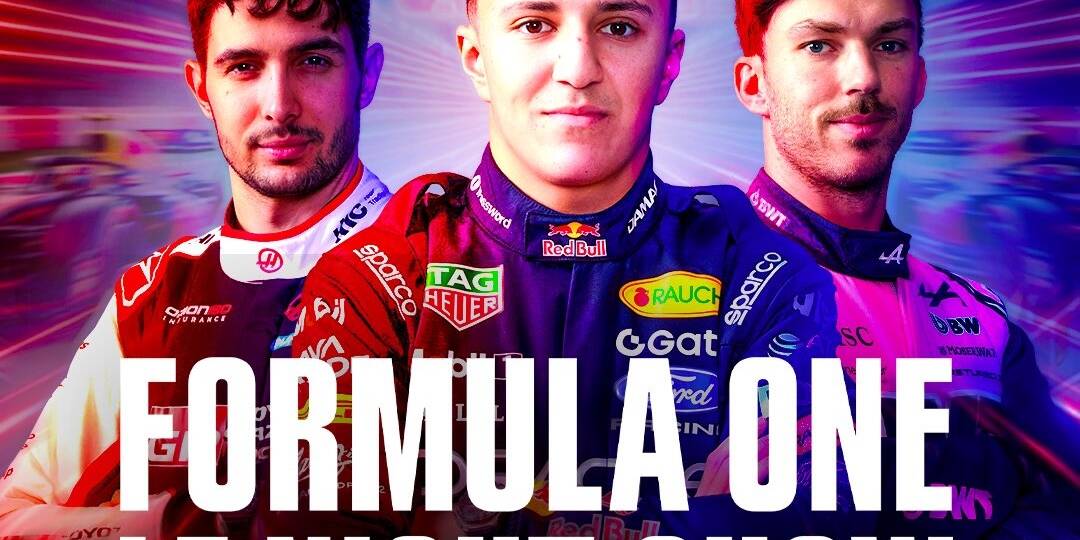 « Formula One – le Night Show » F1 Formule 1 Pierre Gasly Esteban Ocon Isack Hadjar