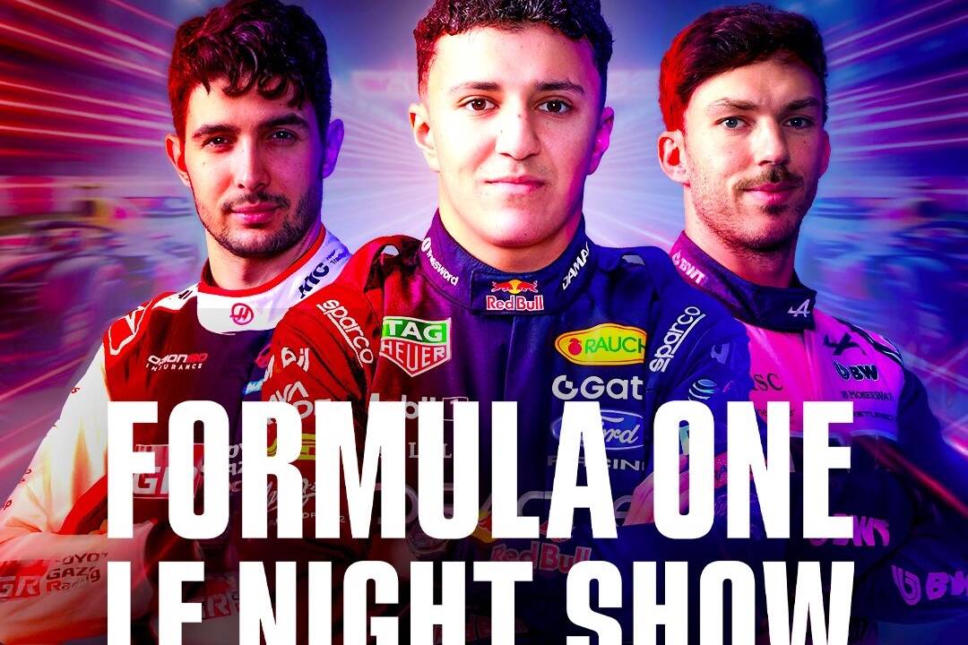 « Formula One – le Night Show » F1 Formule 1 Pierre Gasly Esteban Ocon Isack Hadjar