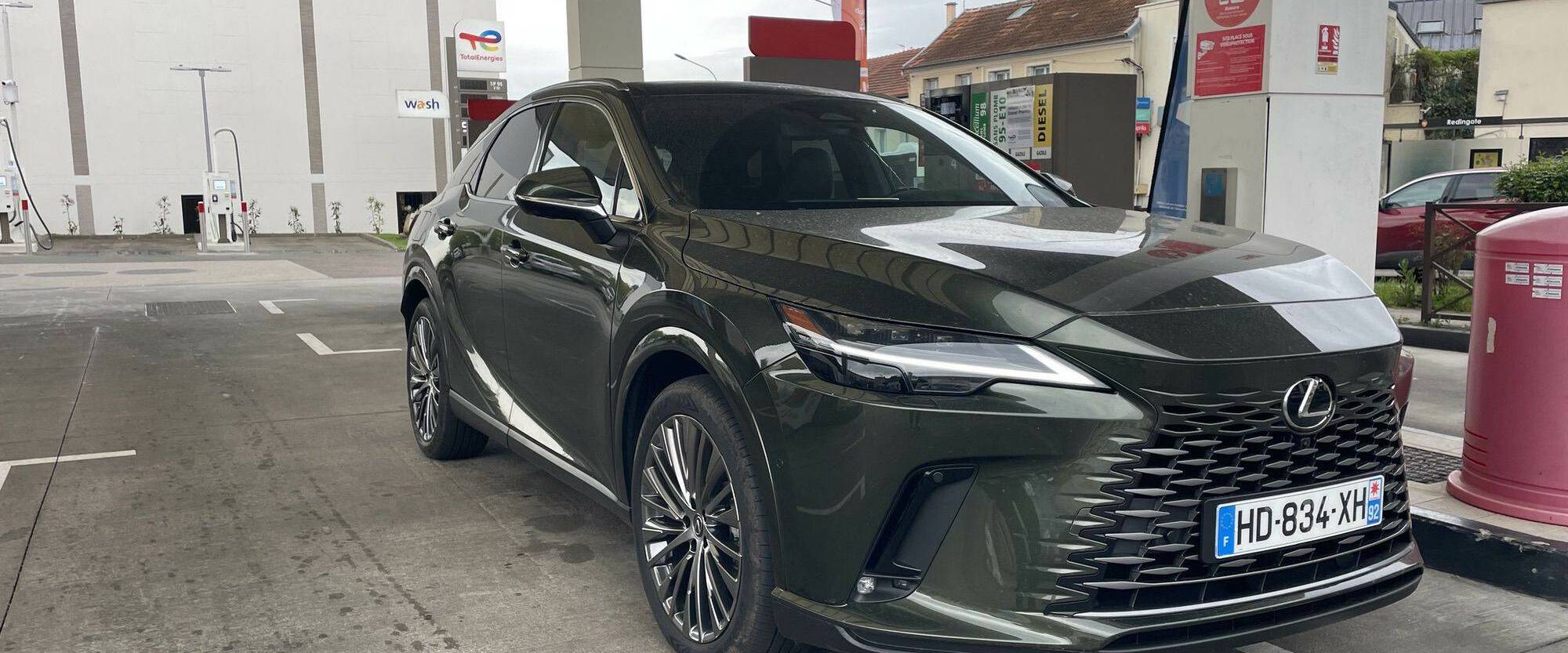 essai test consommation SUV Lexus RX 450h+