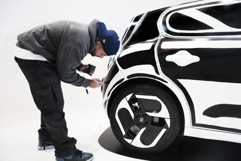 Art Car Renault Twingo électrique Joshua Vides