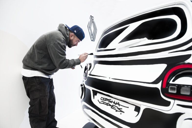 Art Car Renault Twingo électrique Joshua Vides