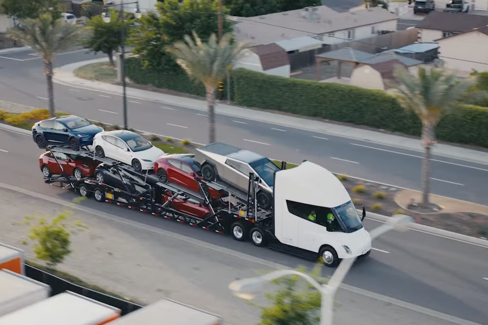 Tesla Semi camion électrique poids lourd électrique