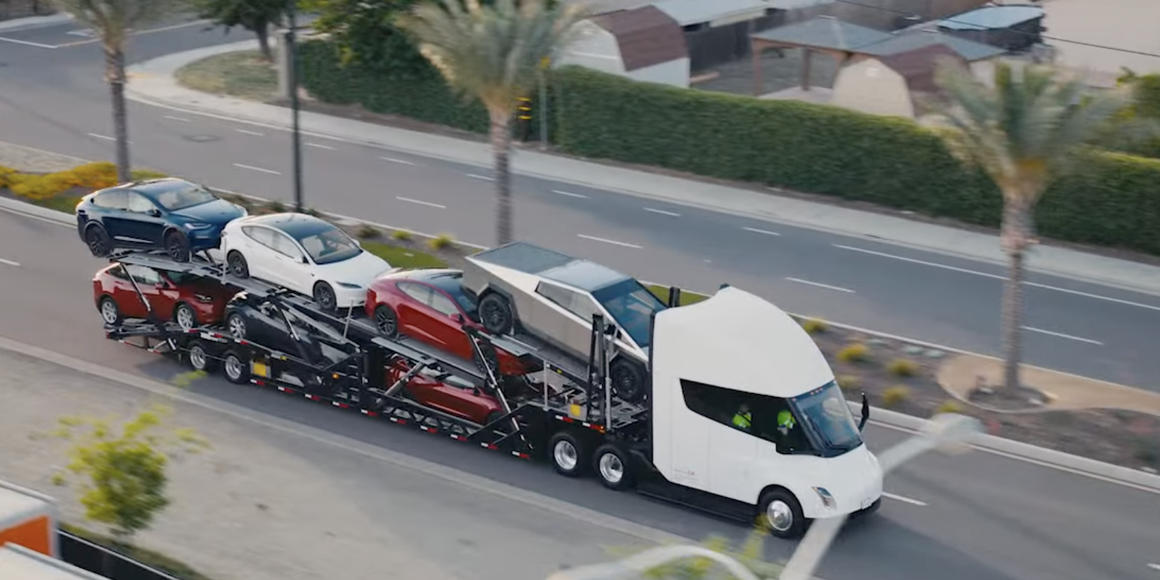 Tesla Semi camion électrique poids lourd électrique
