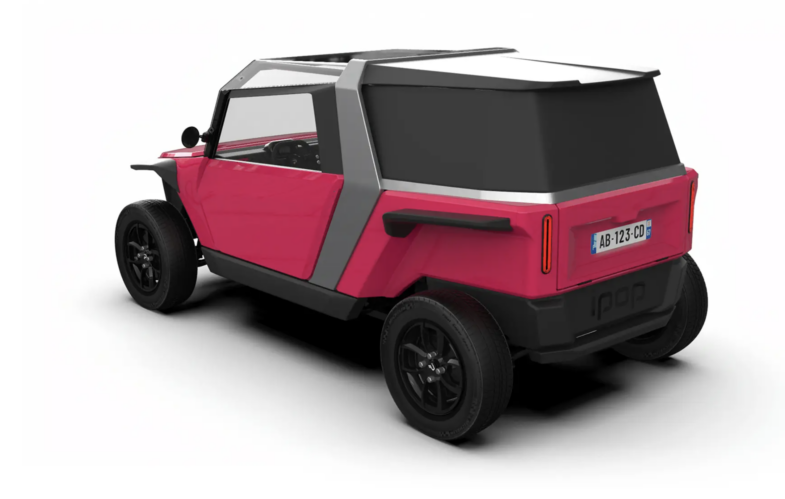 Ipop voiture sans permis électrique