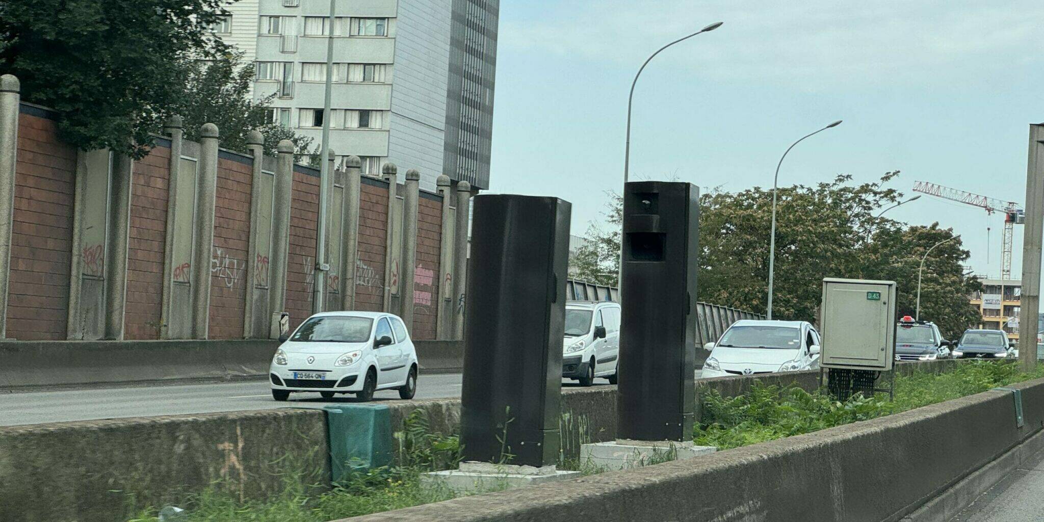 voies de covoiturage Paris périphérique A13 A1 radar covoiturage périphérique Paris PV