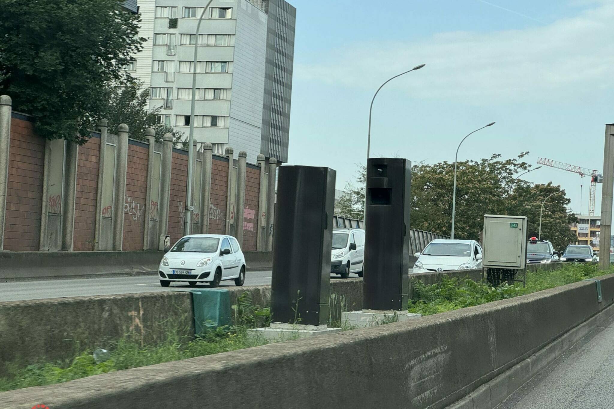 voies de covoiturage Paris périphérique A13 A1 radar covoiturage périphérique Paris PV
