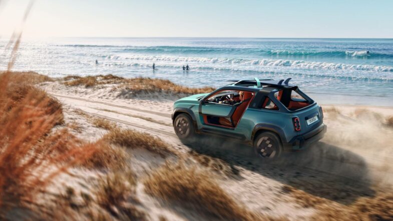 Renault 4 JP4x4 Concept Renauylt 4 électrique Roland-Garros