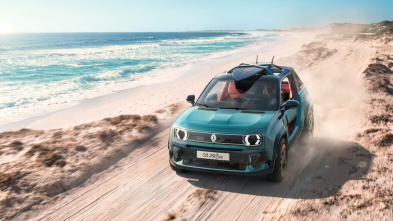 Renault 4 JP4x4 Concept Renauylt 4 électrique Roland-Garros