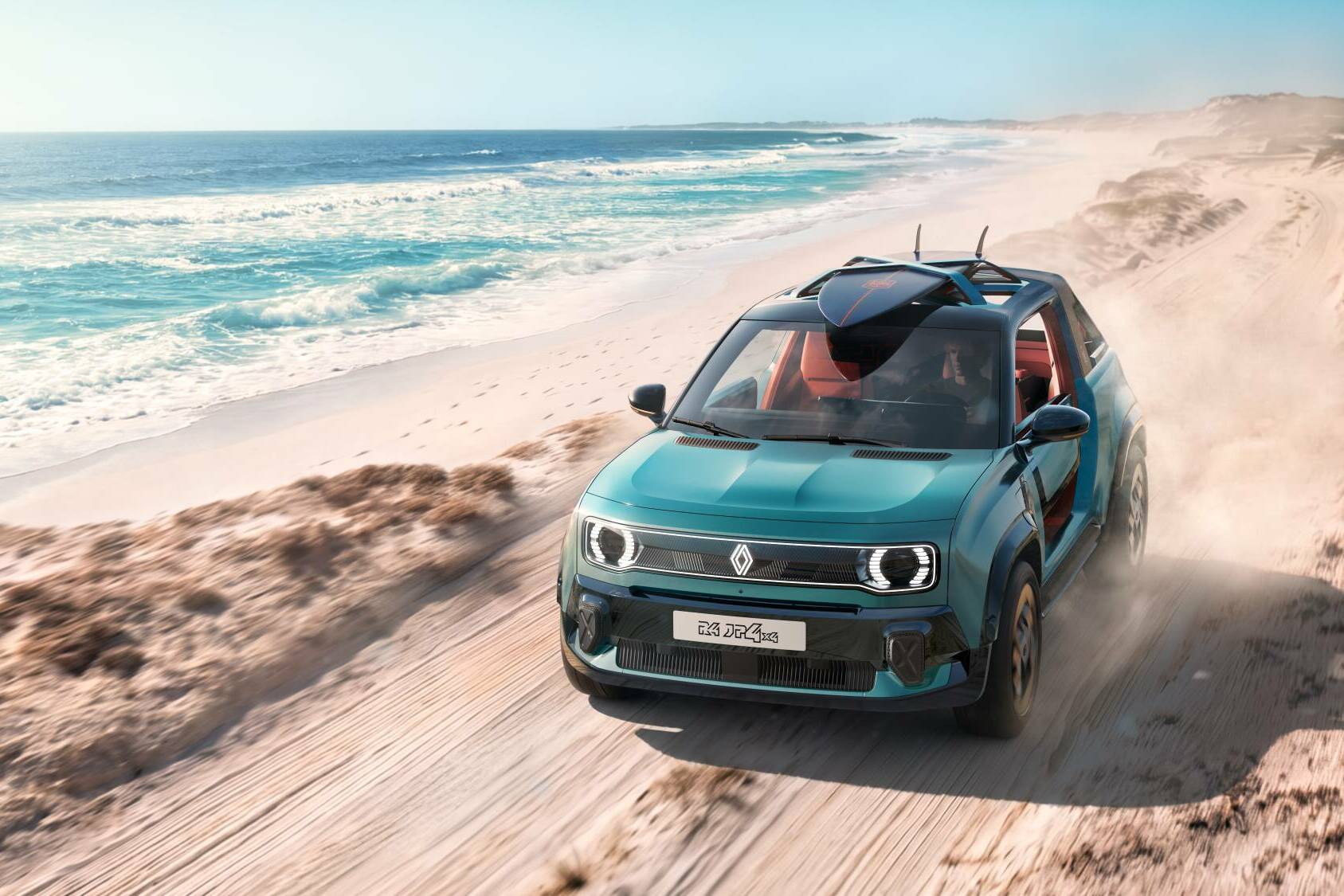 Renault 4 JP4x4 Concept Renauylt 4 électrique Roland-Garros