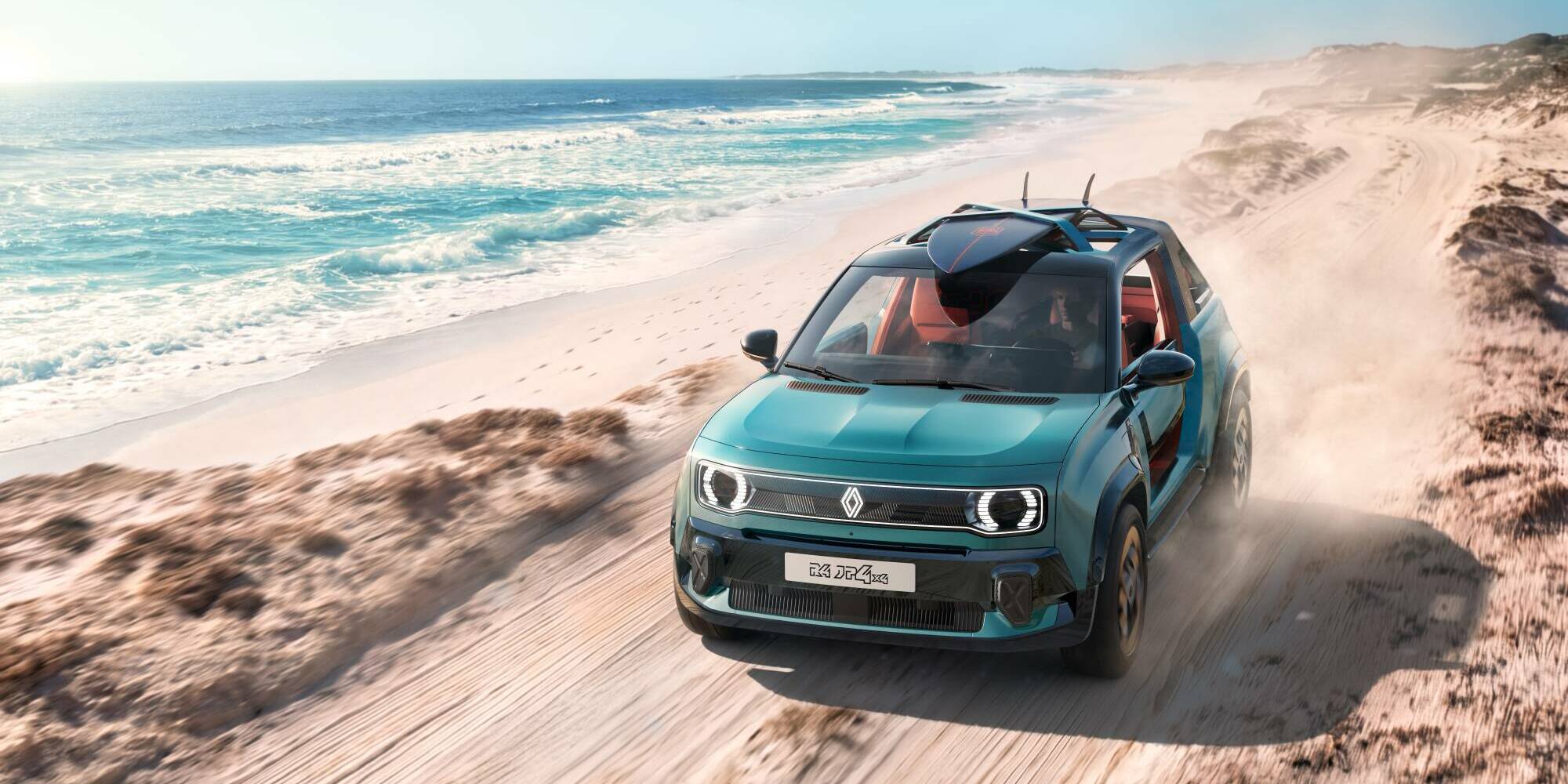 Renault 4 JP4x4 Concept Renauylt 4 électrique Roland-Garros