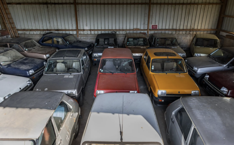 vente aux enchères sortie de grange Osenat Renault 5