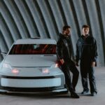 Pierre Niney Pierre Gasly Alpine A290 Lacoste Rallye