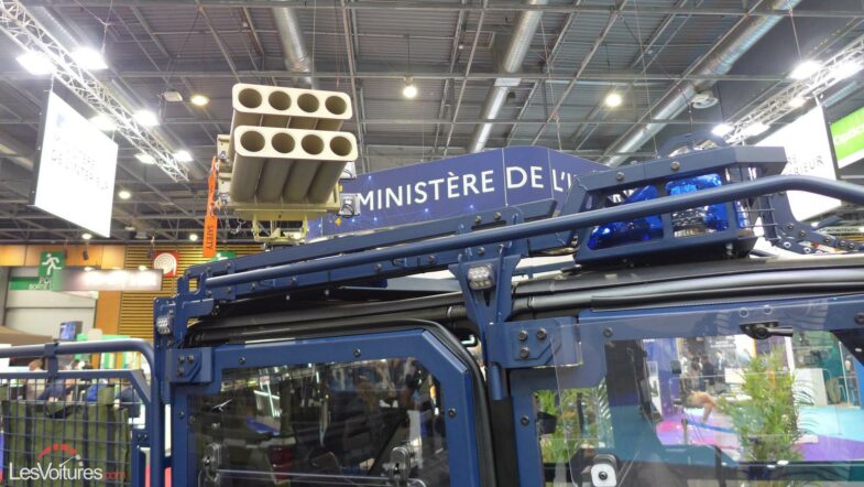 Gendarmerie nationale Police nationale Quad Polaris électrique RAID Eurosatory