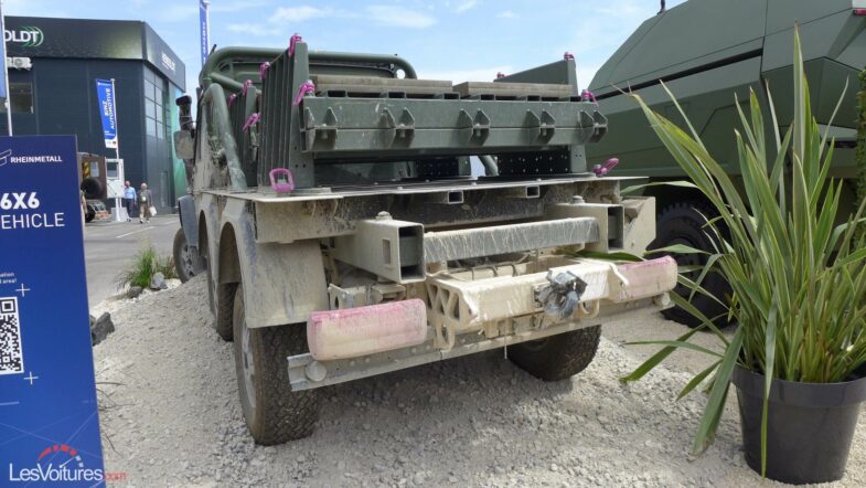 Rheinmetall Caracal 6x6 Mercedes Classe G Eurosatory