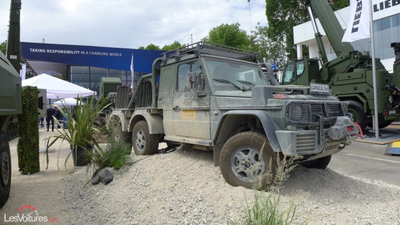 Rheinmetall Caracal 6x6 Mercedes Classe G Eurosatory