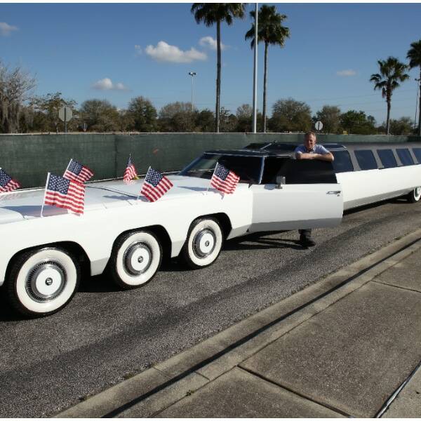 250 ans des États-Unis The American Dream voiture la plus longue du monde