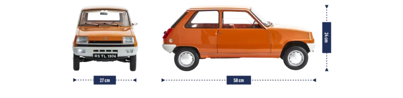 Renault 5 miniature Hachette Collections