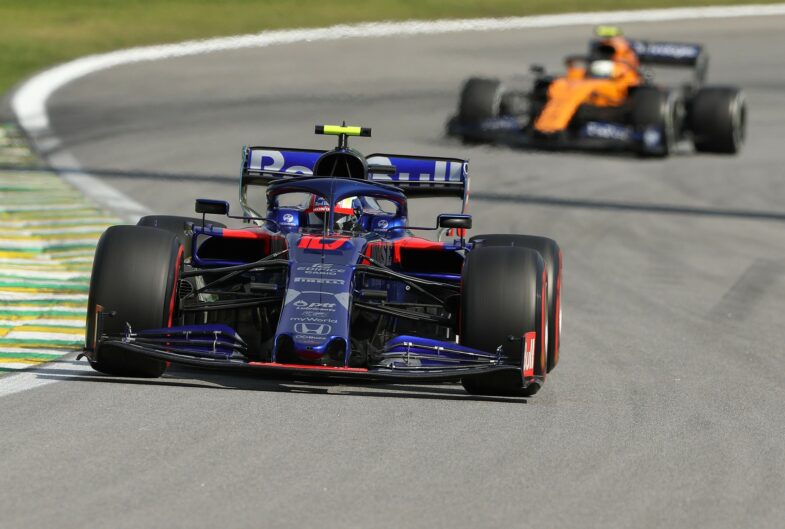 Toro Rosso‑Honda STR19 Pierre Gasly GP du Brésil 2019 podium F1 Bonhams