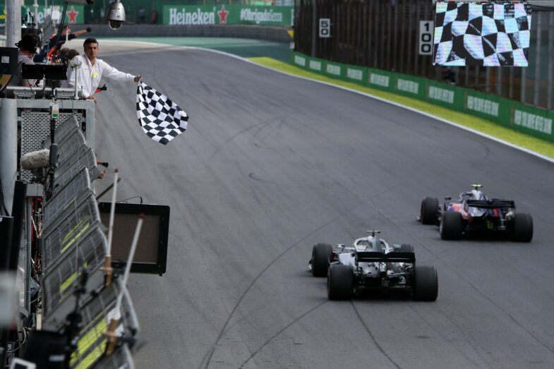 Toro Rosso‑Honda STR19 Pierre Gasly GP du Brésil 2019 podium F1