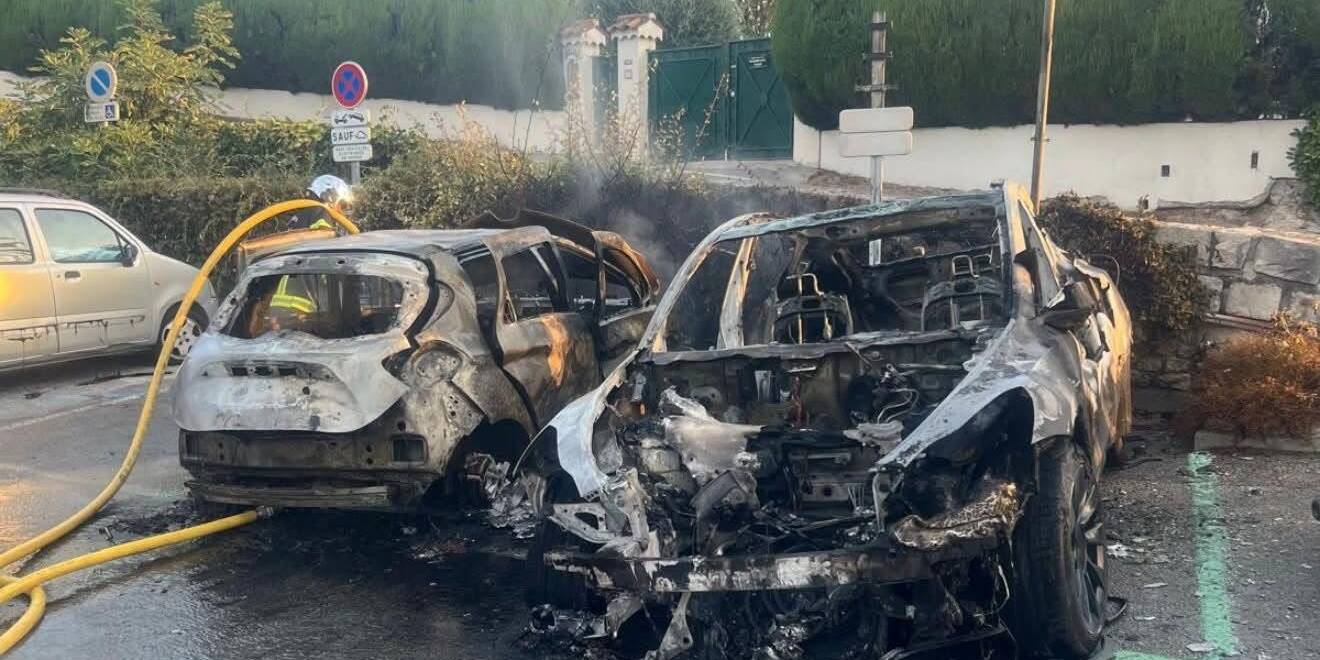 Incendie voiture électrique Renault Zoé Tesla Mougins