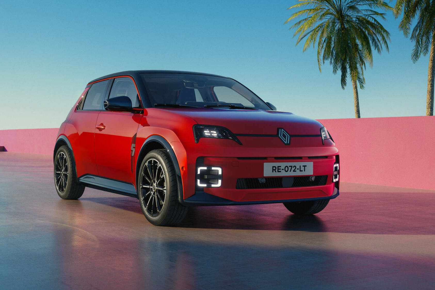 prix Renault 5 E-Tech électrique jantes Gold