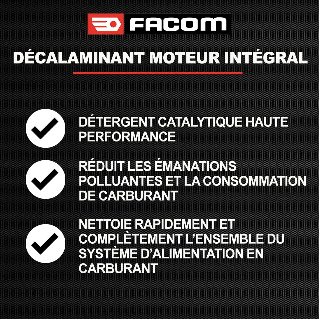 Bidon de décalaminant moteur diesel Facom 1L pour l'entretien – vue 5
