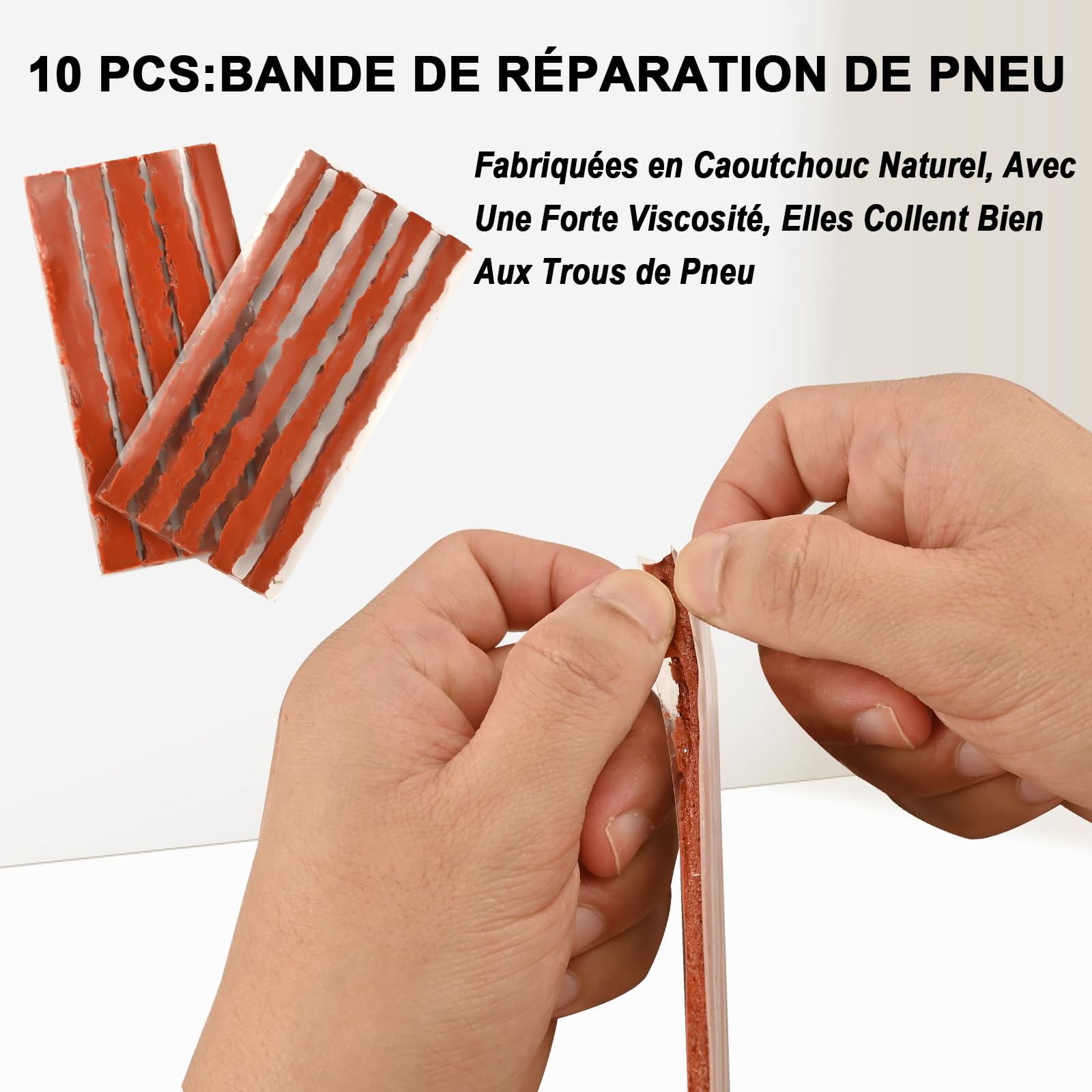 Kit de réparation pneu Faburo comprenant mèche et outils ergonomiques – vue 4