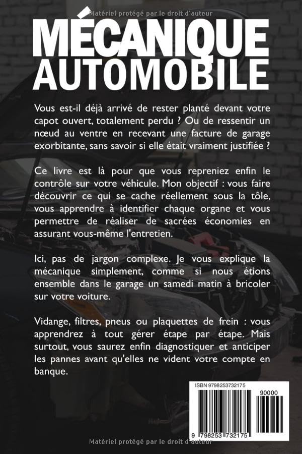 Couverture du livre mécanique automobile pour les bourrins – vue 3