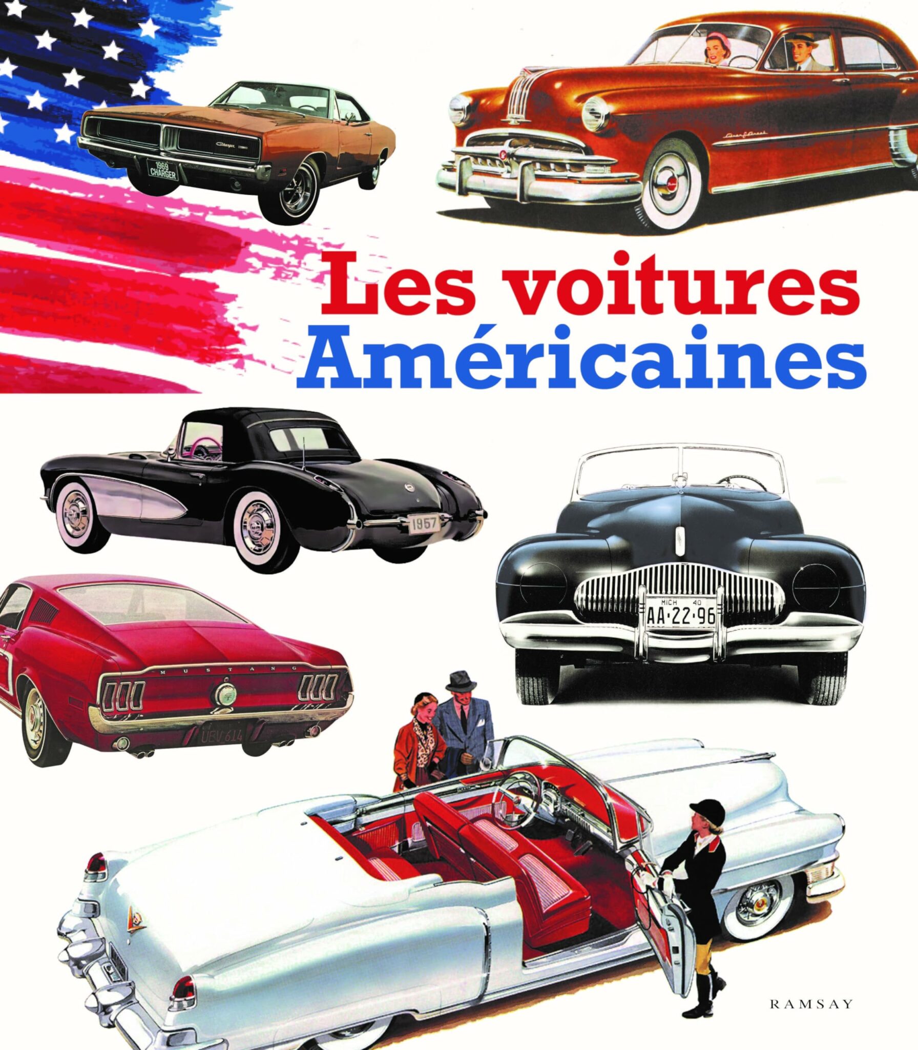Livre voitures américaines édité par Ramsay Illustré grand format