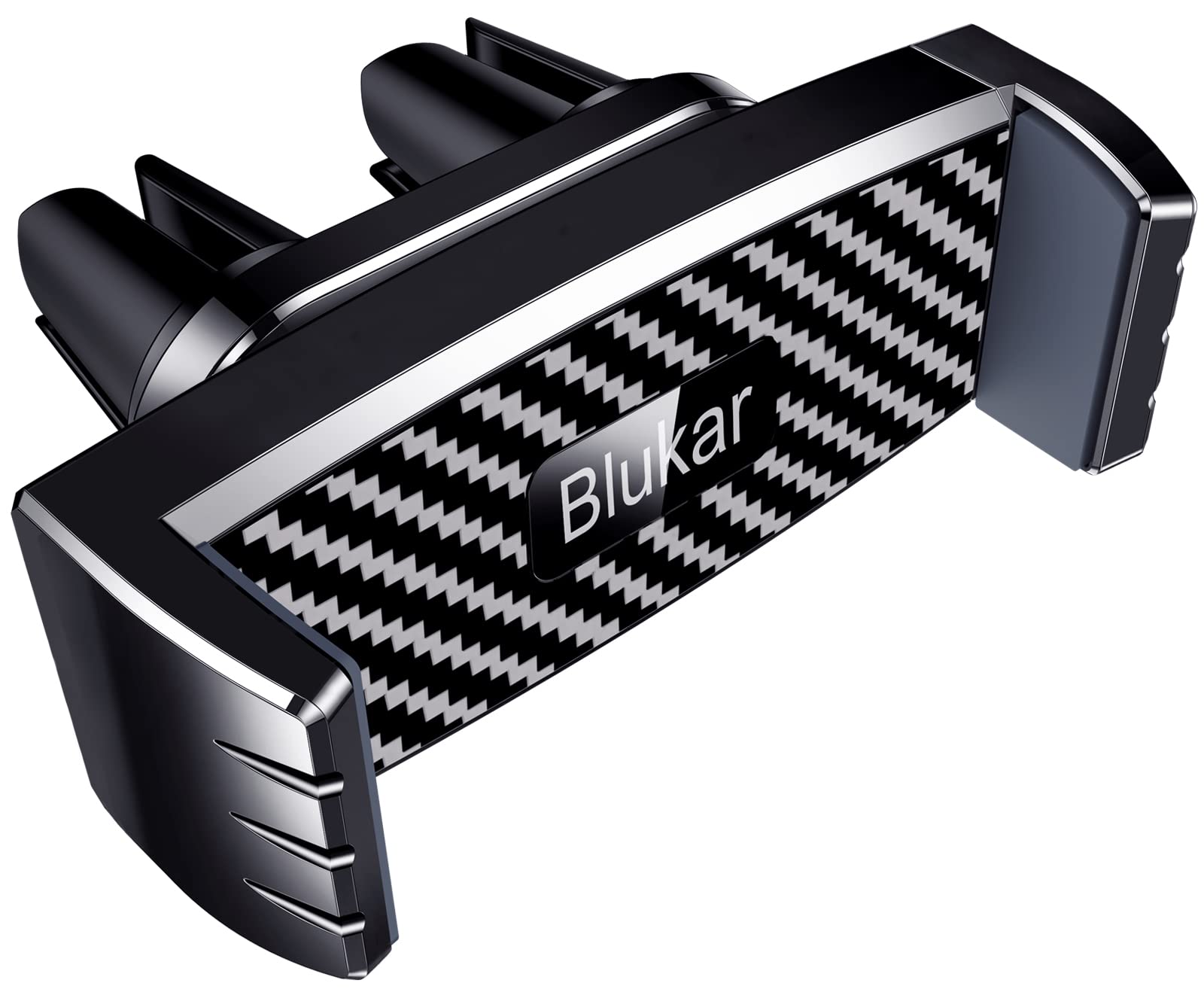 Support téléphone voiture Blukar fixé sur une grille d aération