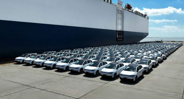 voitures électriques incendie batterie transport maritime