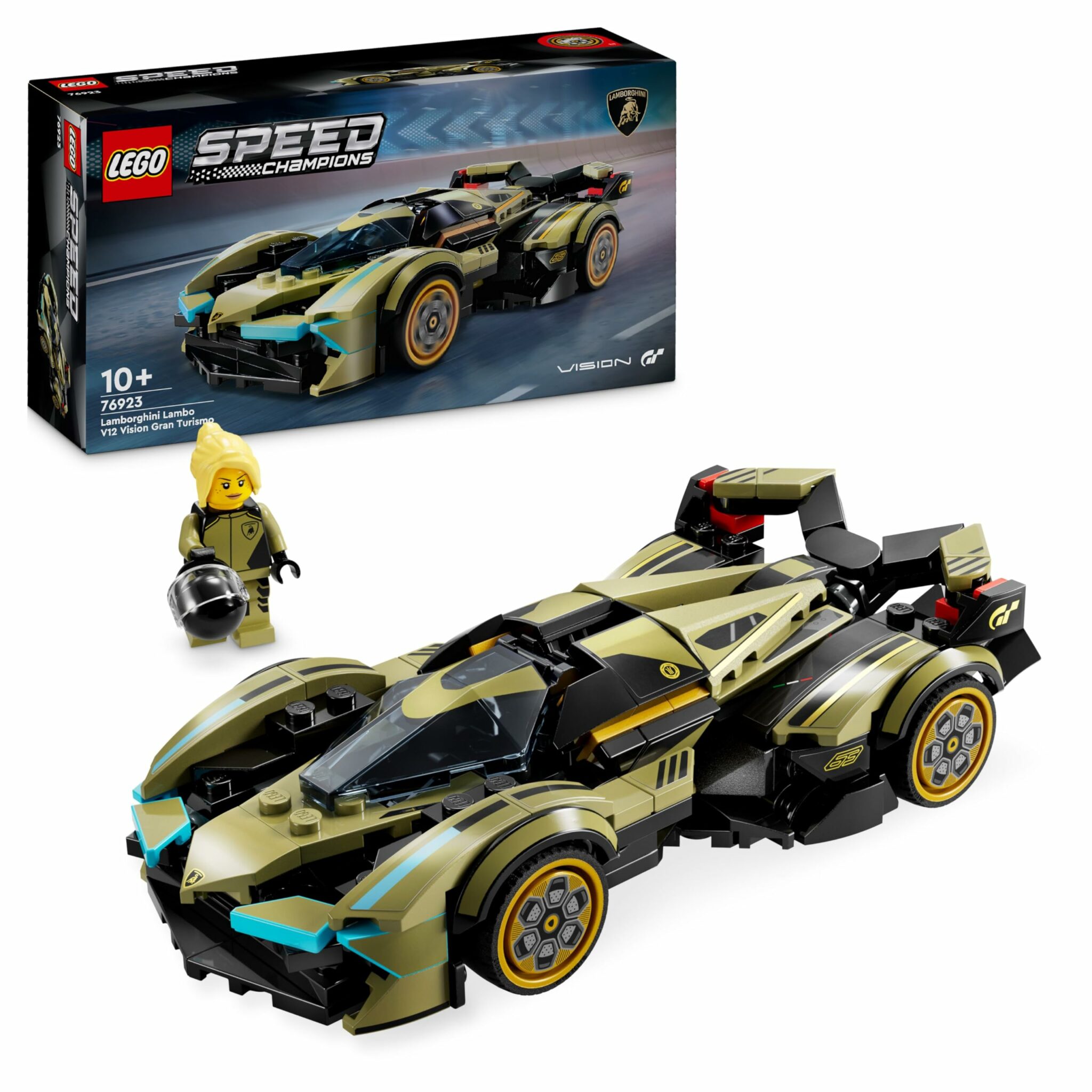 Voiture LEGO Speed Champions Lamborghini Lambo V12 Vision GT montée