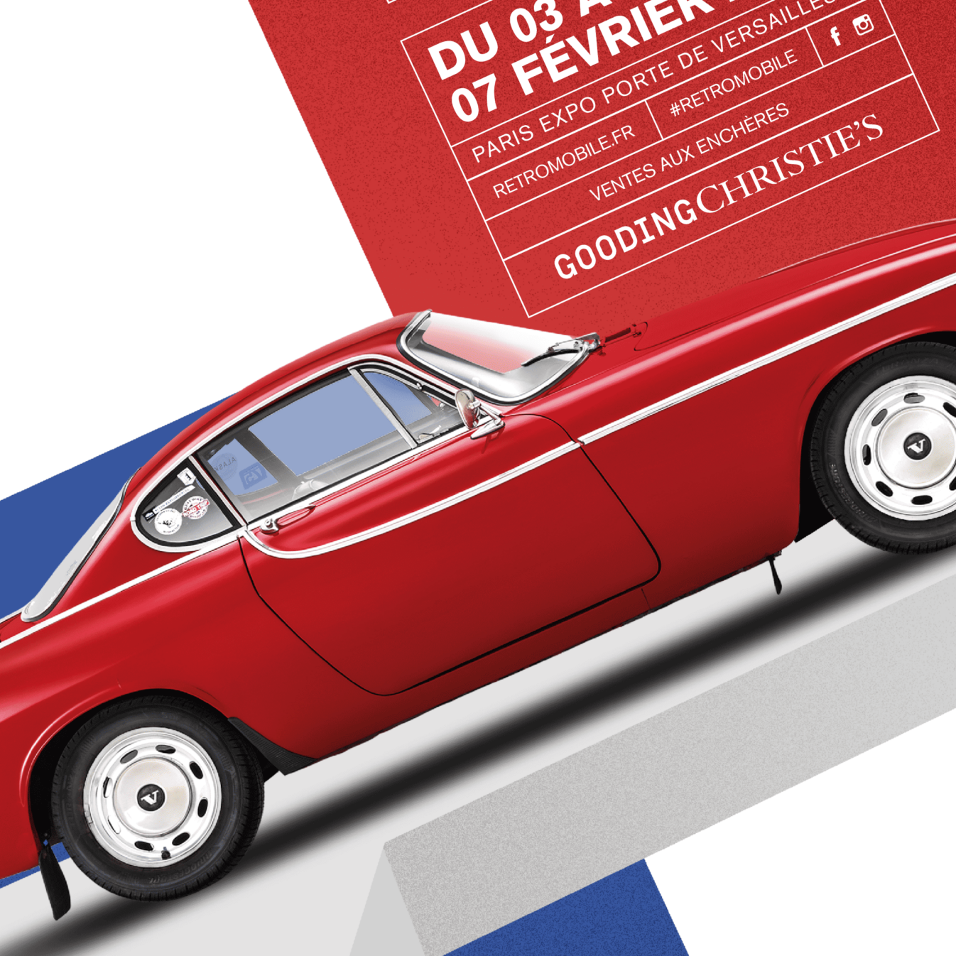 salon Rétromobile 2027 Volvo affiche