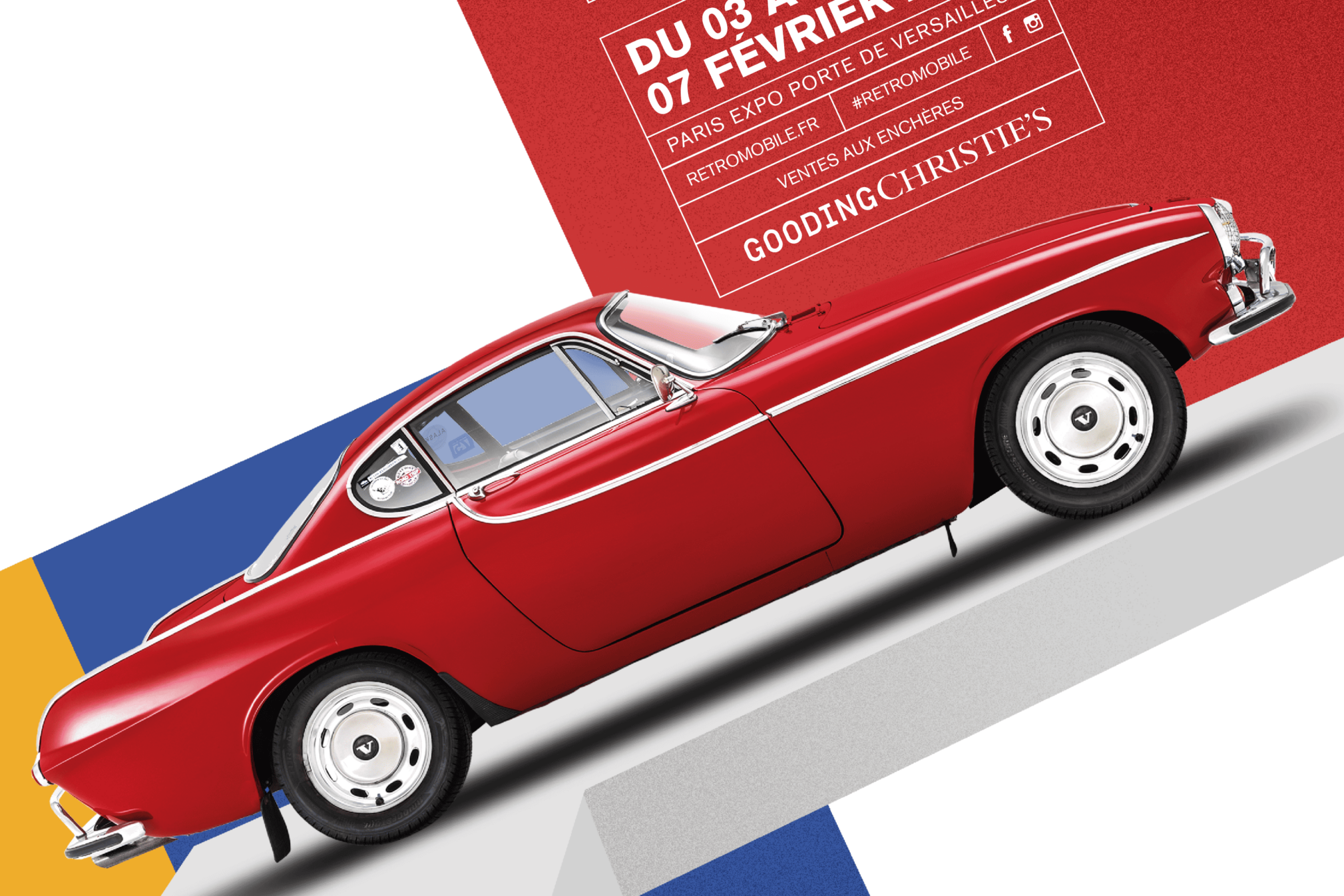 salon Rétromobile 2027 Volvo affiche