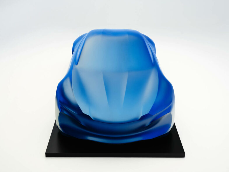 Alpine A110 électrique sculpture mondial de l'auto