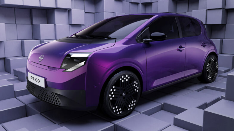 citadine électrique Nissan Pixo cousine Renault Twingo Dacia Spring 