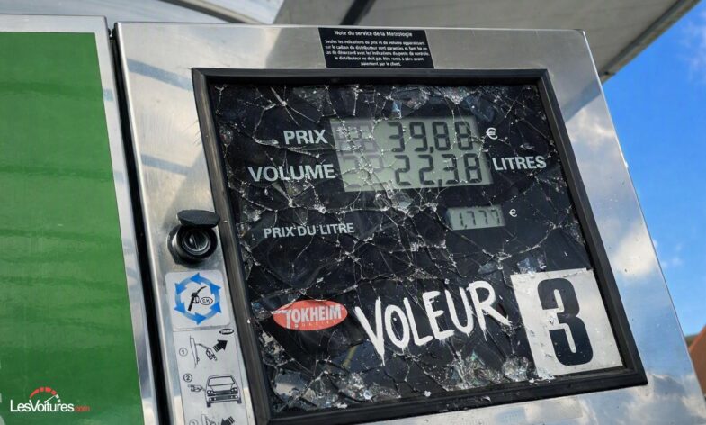 vidéo stations‑service vandalisées prix des carburants