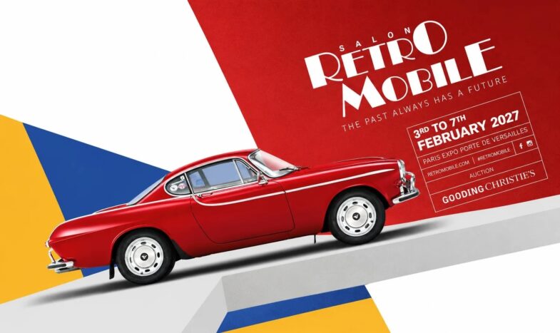 salon Rétromobile 2027 Volvo affiche