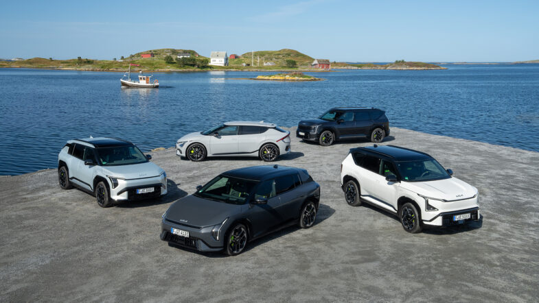 voitures électriques Kia EV3, EV4 et EV5