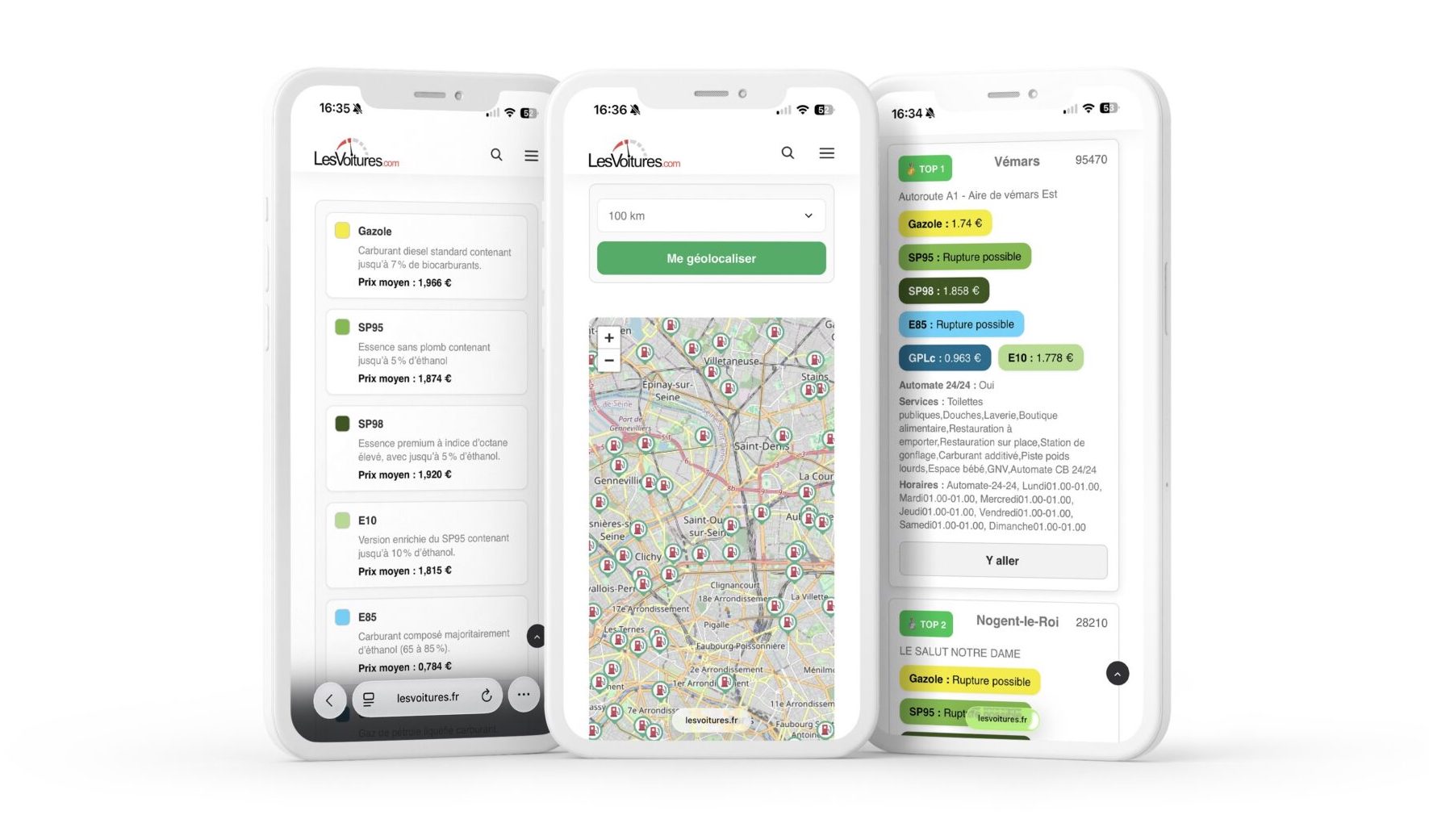 prix des carburants stations-service les moins chère carte
